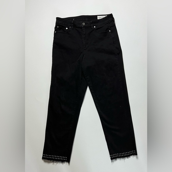 Vince Camuto Studded Straight Leg Jeans sz 30/10 - Picture 3 of 6
